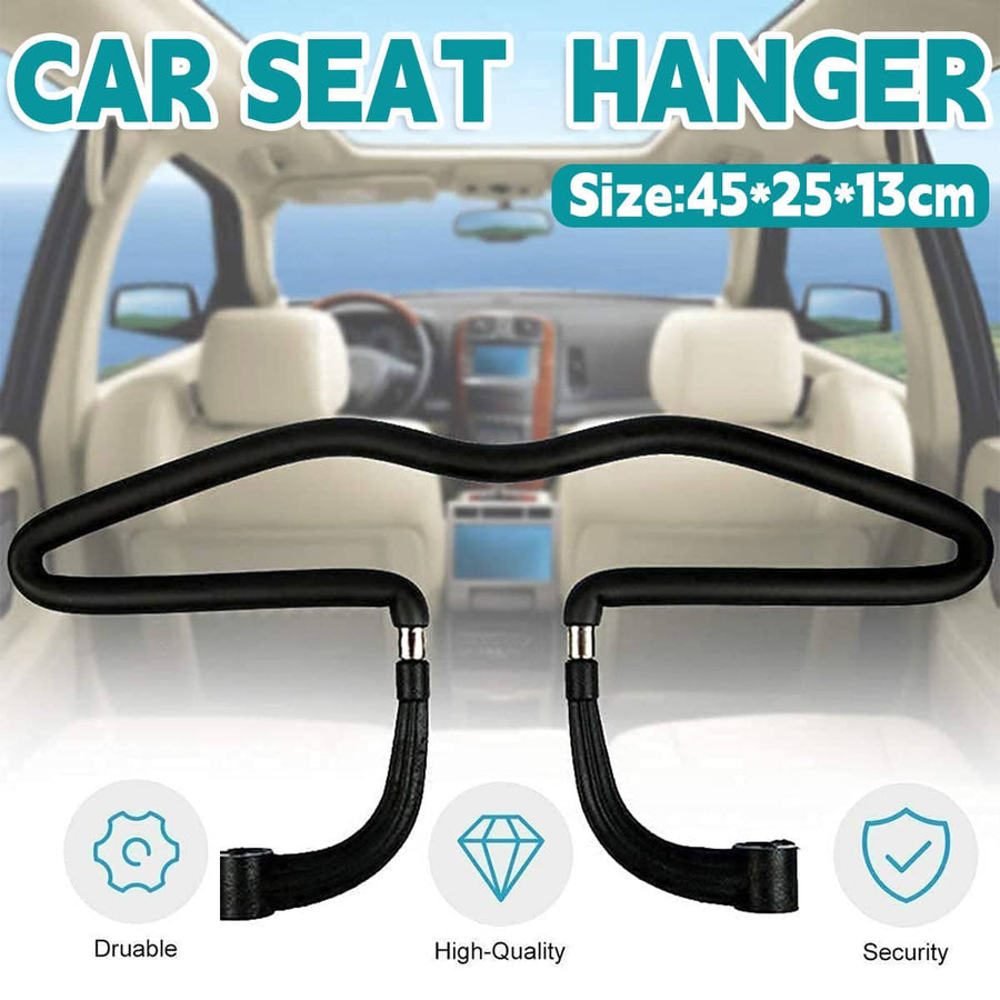 Car Headrest Clothes Rack, Back Seat Garment Hanger Bar