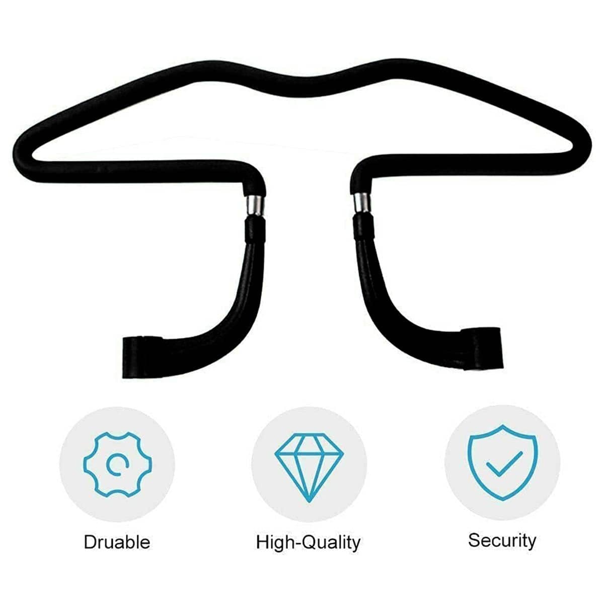 Car Headrest Clothes Rack, Back Seat Garment Hanger Bar - view 2