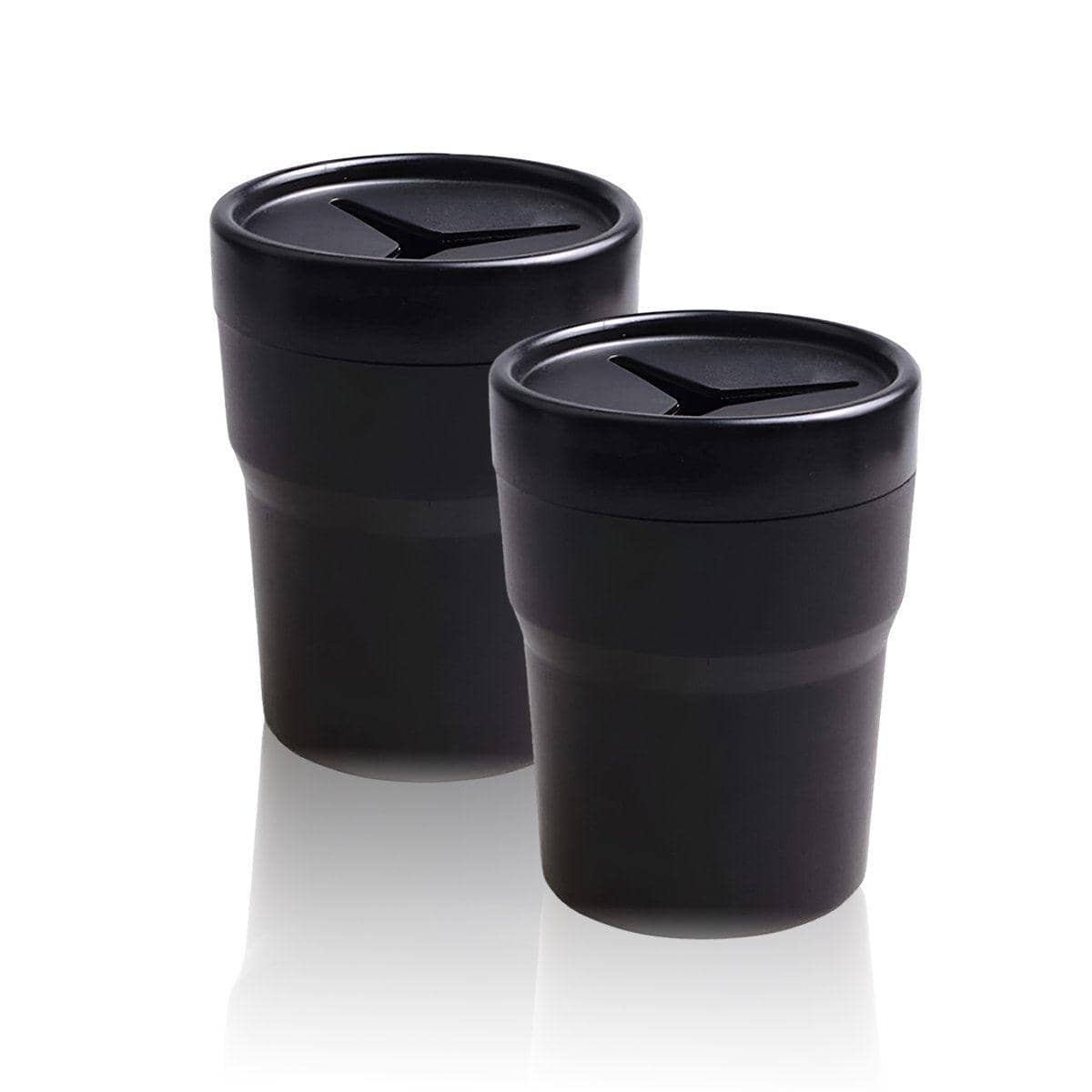 Car Mini Trash Cans for Cup Holders - Black, Pack of 2 - view 2