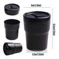Car Mini Trash Cans for Cup Holders - Black, Pack of 2 - view 3
