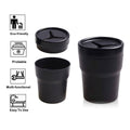 Car Mini Trash Cans for Cup Holders - Black, Pack of 2 - view 4