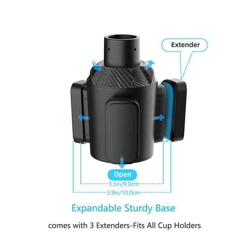 Car Multi Cup Holder Organiser with Adjustable Base for Travel - view 4