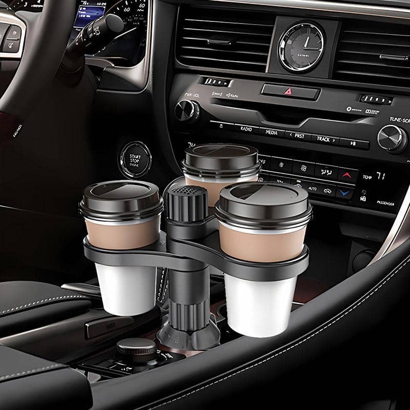Car Multi Cup Holder Organiser with Adjustable Base for Travel - view 5