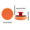 Car Polishing Sponge with Handle Manual Buffing Pads for Auto Detailing, Pack of 5 - view 3