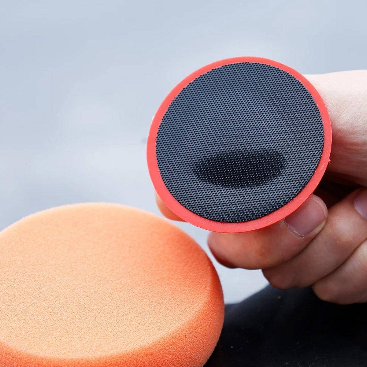 Car Polishing Sponge with Handle Manual Buffing Pads for Auto Detailing, Pack of 5 - view 5