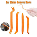 Car Radio Door Clip Panel Trim Removal Tool Set of 4, Plastic Pry Tools