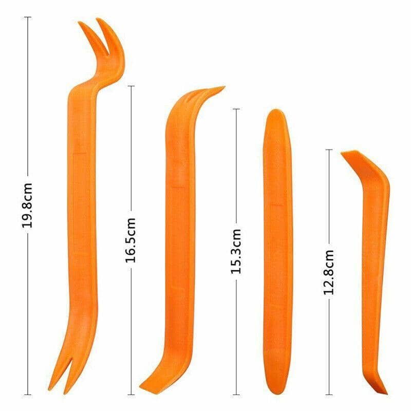 Car Radio Door Clip Panel Trim Removal Tool Set of 4, Plastic Pry Tools - view 5