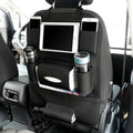 Car Seat Back Organiser, Faux Leather Storage Pockets for Travel - view 4