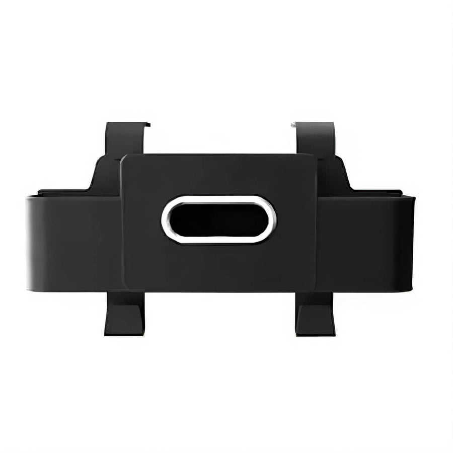 Car Seat Back Storage Box with Tissue Holder and Cup Holders - Black