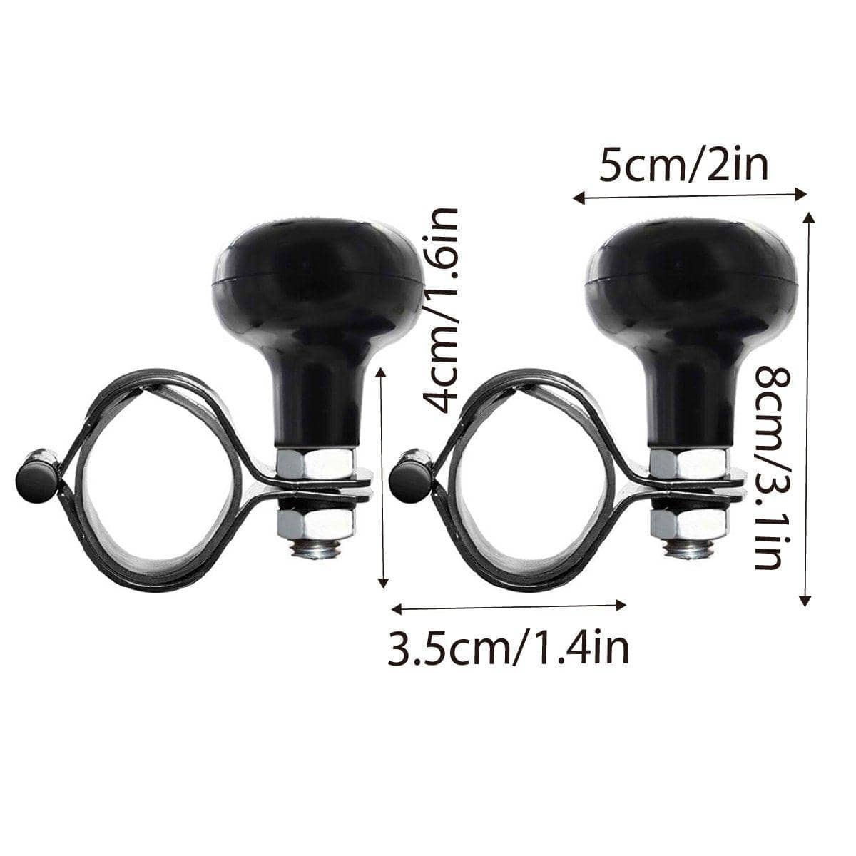 Car Steering Wheel Booster Balls One Hand Turn Aid Driving Assist, Pack of 2 - view 3