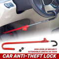 Car Steering Wheel Lock, Anti-Theft Hook Lock with 2 Keys