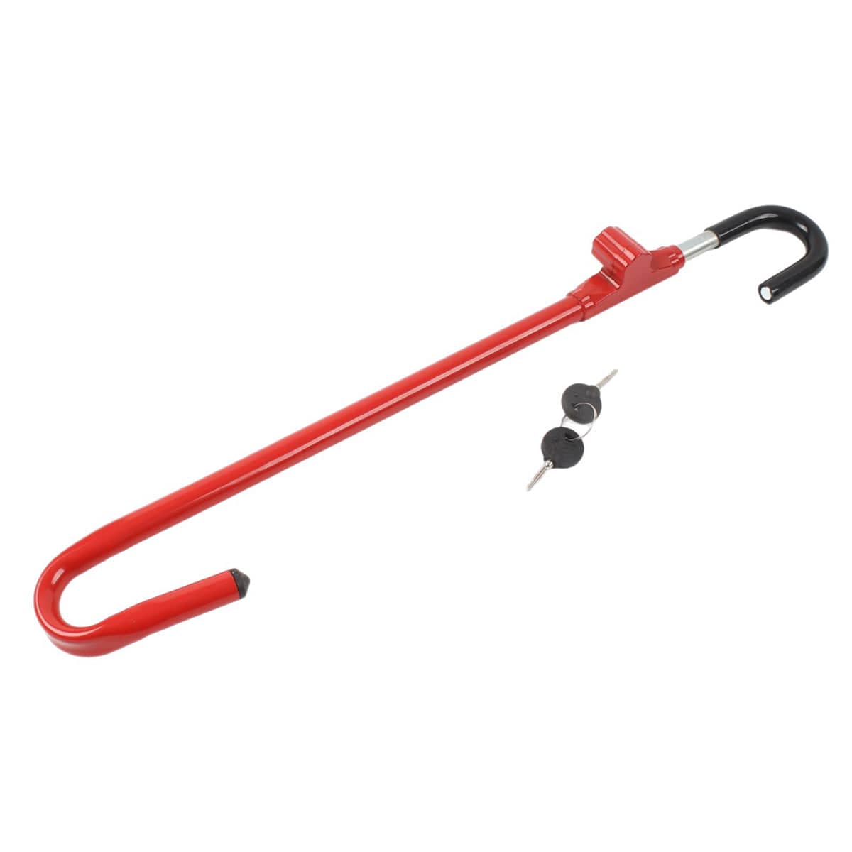 Car Steering Wheel Lock, Anti-Theft Hook Lock with 2 Keys - view 2