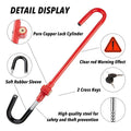 Car Steering Wheel Lock, Anti-Theft Hook Lock with 2 Keys - view 4