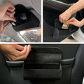 Car Sun Visor Glasses Holder Case - Black - view 5