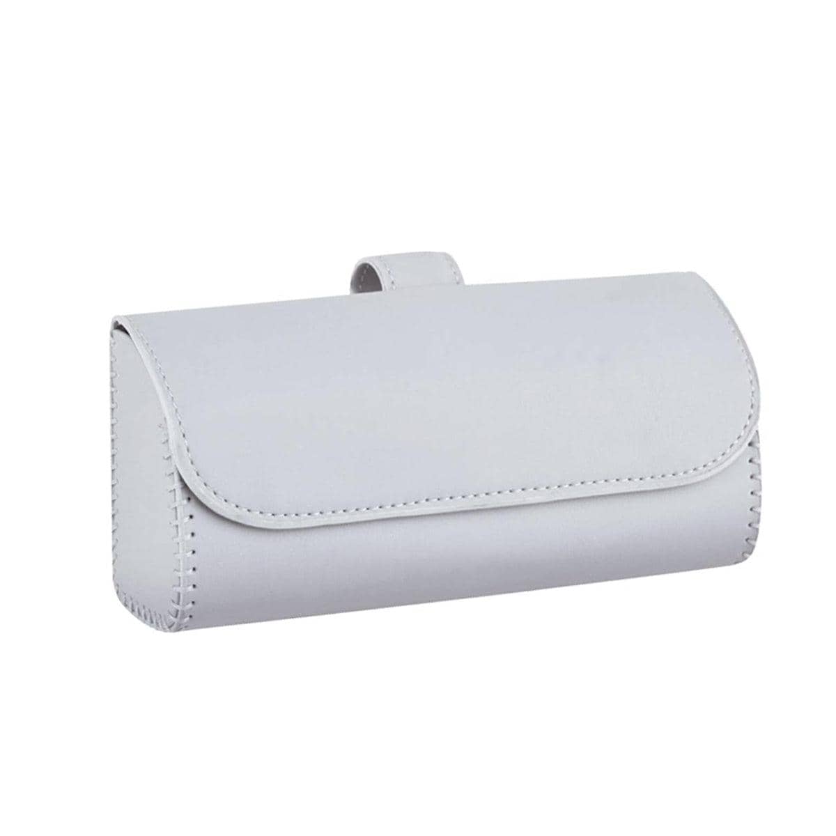 Car Sun Visor Glasses Holder Case - Grey