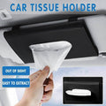 Car Sun Visor Tissue Box Holder and Napkin Organiser, Black
