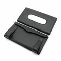 Car Sun Visor Tissue Box Holder and Napkin Organiser, Black - view 2