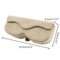 Car Sunglasses Holder, Faux Leather Sun Visor Case - Black - view 4