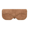 Car Sunglasses Holder, Faux Leather Sun Visor Case - Brown