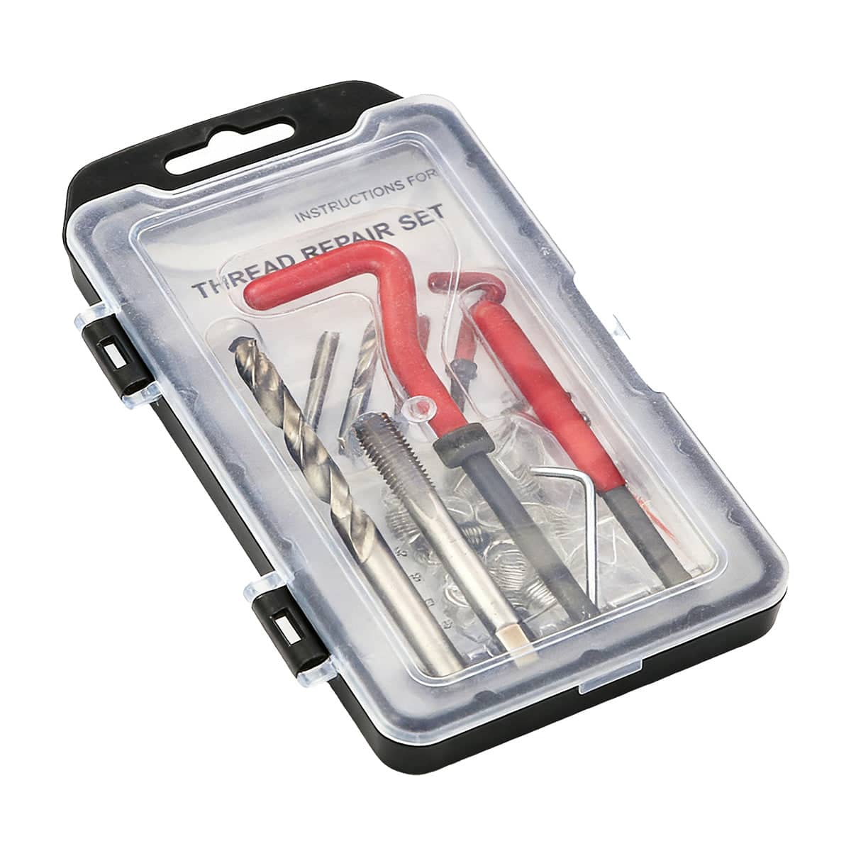 Car Thread Repair Tool Set M14 x 1.25, 15 Piece Helical Insert Installation Kit - view 2