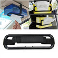 Car Tissue Box Holder for Sun Visor or Seat Back, Black
