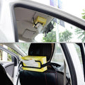 Car Tissue Box Holder for Sun Visor or Seat Back, Black - view 5