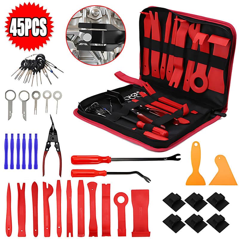 Car Trim Removal Tool Kit 45 Piece with Storage Bag
