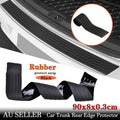 Car Trunk Rear Edge Protector Rubber Bumper Guard, 90 x 8 x 0.3 cm