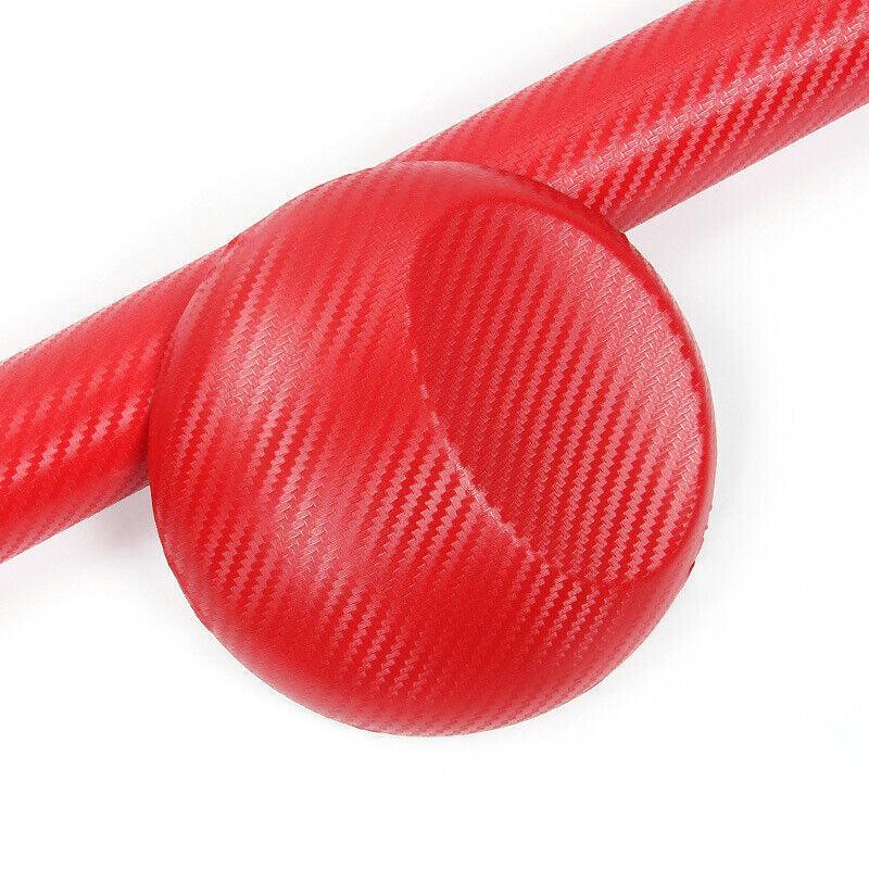 Car Vinyl Wrap Sheet, 152 x 30 cm - Red Carbon Fibre Effect