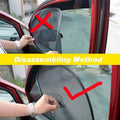 Car Window Sun Shade Mesh Visor for Rear and Side Windows, 44 x 36 cm, Pack of 2 - view 4
