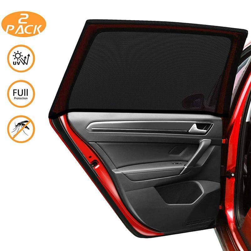 Car Window Sun Shades, 2 Pack - Black, 55 x 105cm - view 3