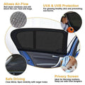 Car Window Sun Shades, 2 Pack - Black, 55 x 105cm - view 5