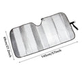 Car Windscreen Sun Shade with 5-Layer Foil and Bubble Insulation, 69 x 145 cm - view 3