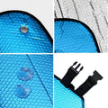 Car Windscreen Sun Shade with 5-Layer Foil and Bubble Insulation, 69 x 145 cm - view 5