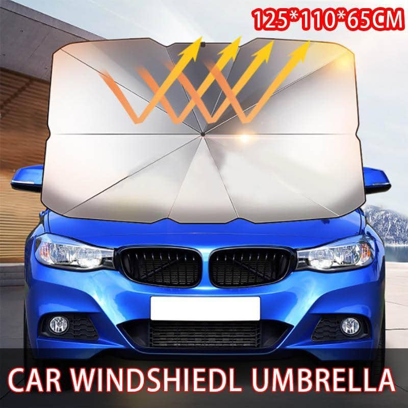 Car Windscreen Sunshade Umbrella, Small 125 x 65 cm