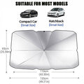 Car Windscreen Sunshade Umbrella, Small 125 x 65 cm - view 3