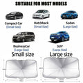 Car Windscreen Sunshade Umbrella, Small 125 x 65 cm - view 4