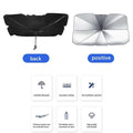 Car Windscreen Sunshade Umbrella, Small 125 x 65 cm - view 5