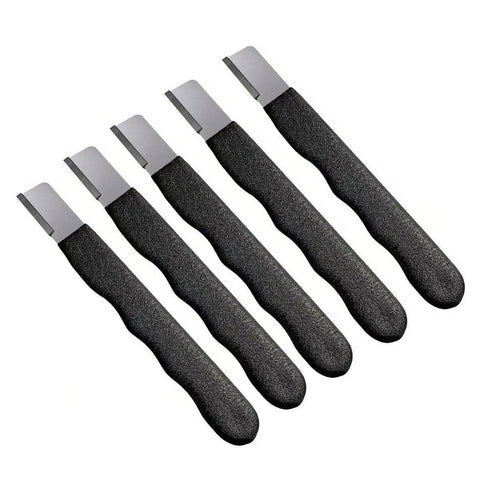 Carbide Knife Sharpeners for Garden Tools, Pack of 5 - Black