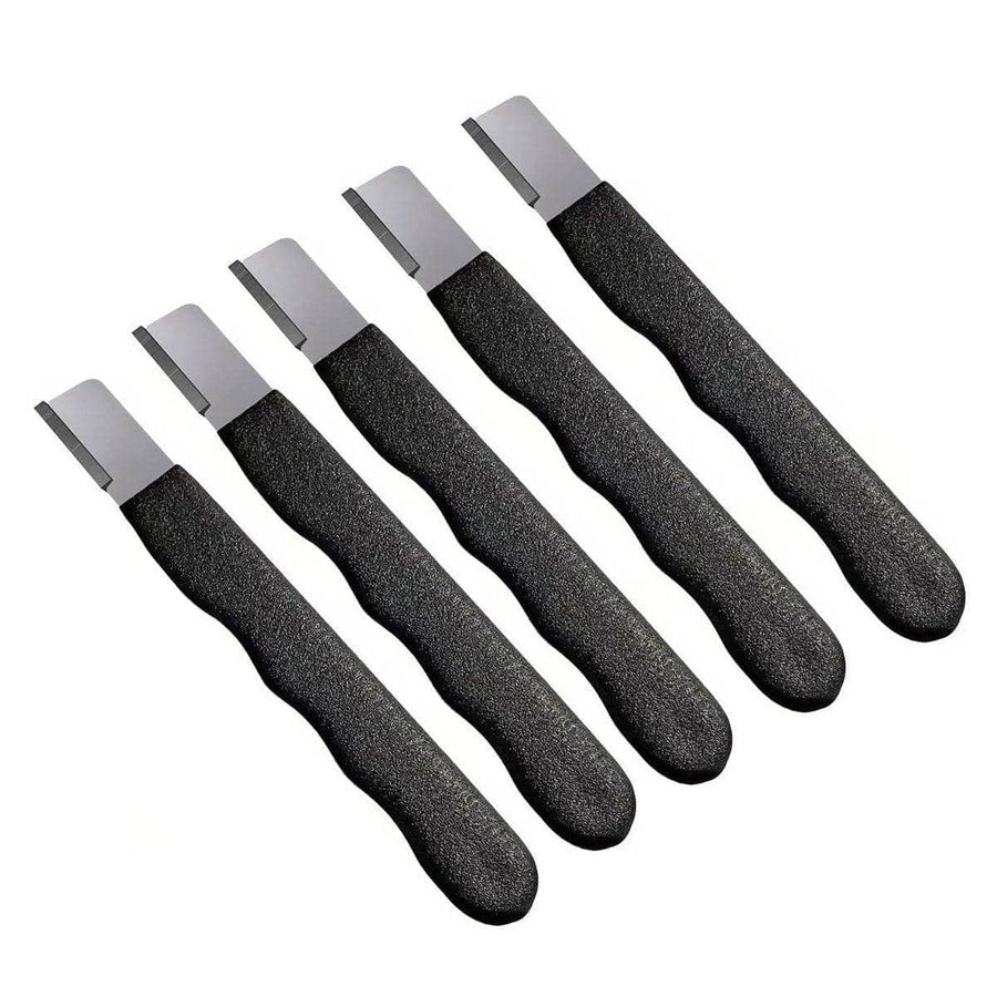 Carbide Knife Sharpeners for Garden Tools, Pack of 5 - Black
