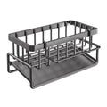 Carbon Steel Kitchen Sink Caddy - Sponge and Soap Holder Rack - view 2