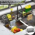 Carbon Steel Kitchen Sink Caddy - Sponge and Soap Holder Rack - view 5