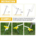 Carbon Steel Tent Pegs, Threaded Camping Stakes - M8 x 200, Pack of 9 - view 4