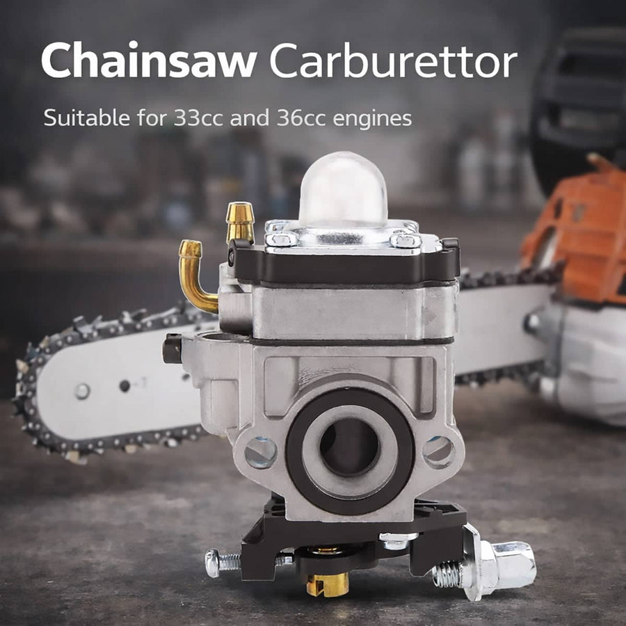 Carburettor for 33cc and 36cc Two Stroke Garden Engines, Metal Alloy