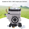 Carburettor for 33cc and 36cc Two Stroke Garden Engines, Metal Alloy - view 4