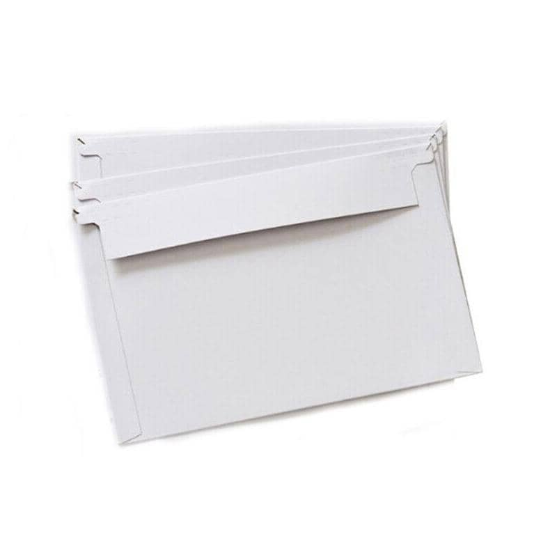 Card Mailer Self-Seal Envelope 300gsm White - 32.5 x 23.5 cm, Pack of 50