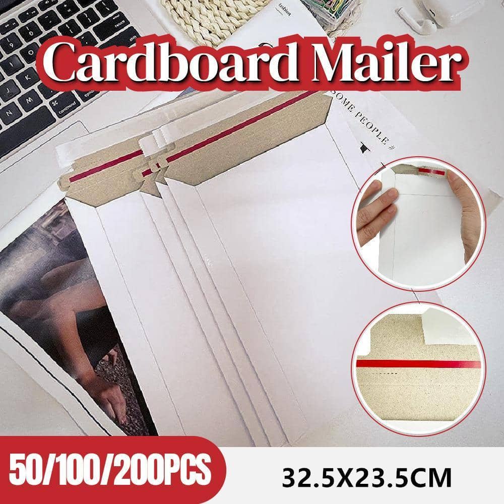 Card Mailer Self-Seal Envelope 300gsm White - 32.5 x 23.5 cm, Pack of 50 - view 2