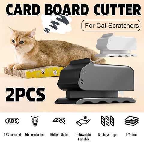 Cardboard Cutters for DIY Cat Scratchers, Pack of 2 - Black - view 2