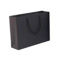Cardboard Gift Bags with Rope Handles, Pack of 25 - Black, 26 x 35 x 13 cm