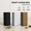 Cardboard Tuck Top Boxes, Pack of 50 - White - view 2